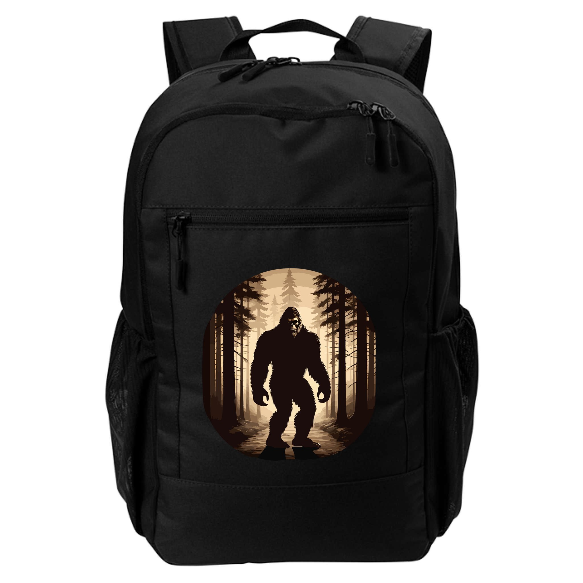 Vintage Bigfoot Funny Hide & Seek Backpack