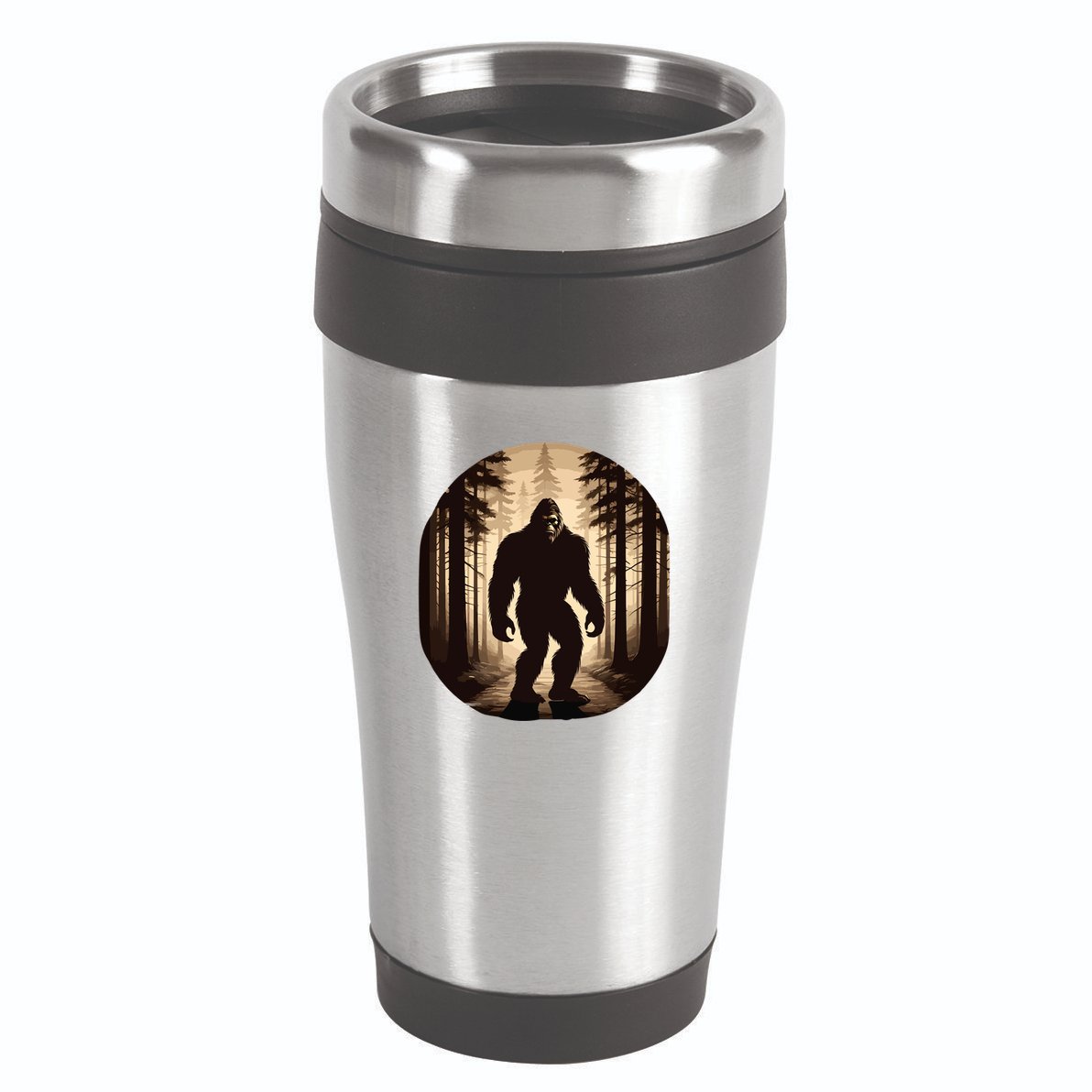 Vintage Bigfoot Funny Hide & Seek 16oz Travel Tumbler