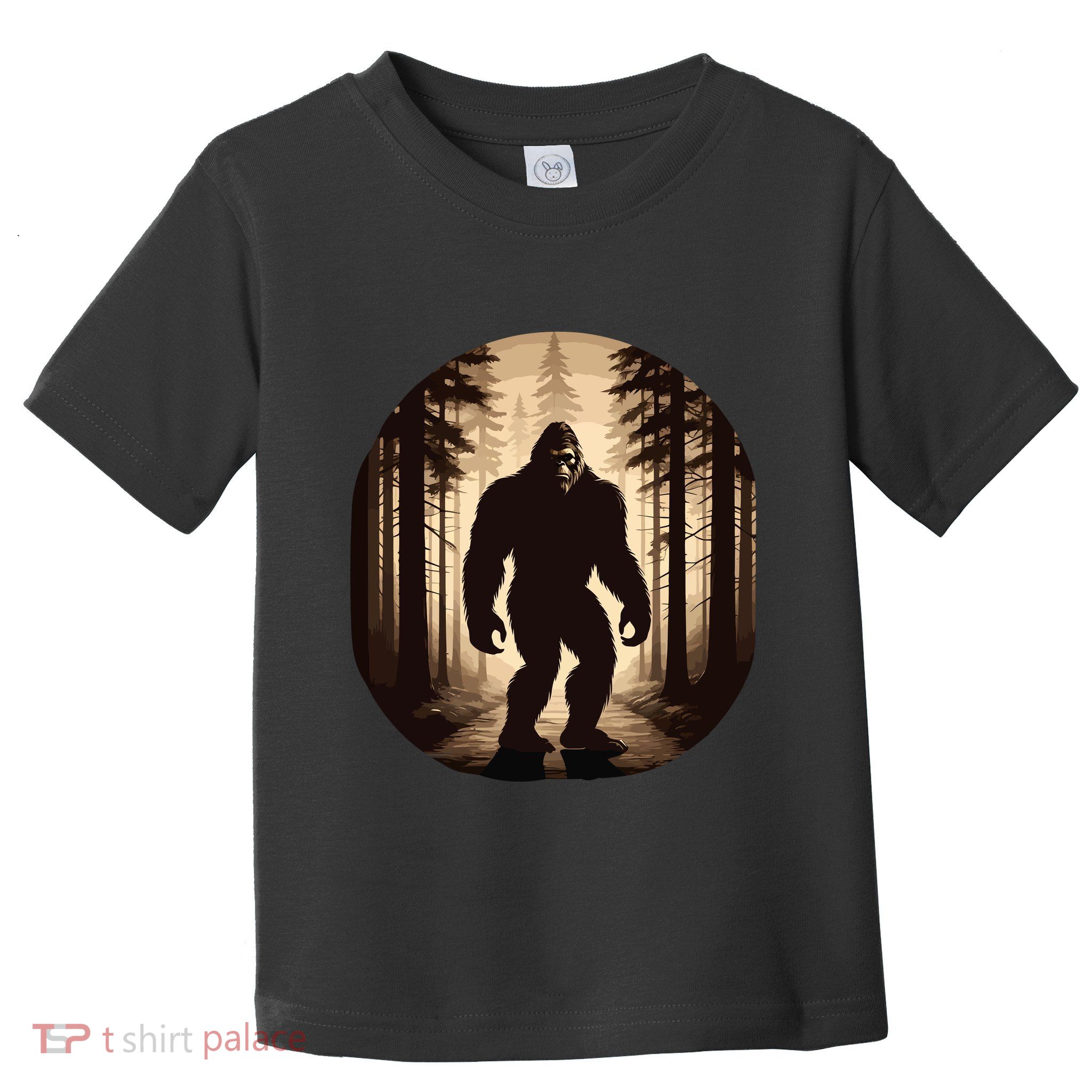 Vintage Bigfoot Funny Hide & Seek Toddler T-Shirt