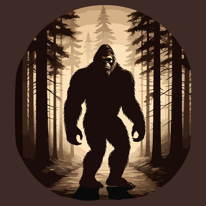 Vintage Bigfoot Funny Hide & Seek Beanie