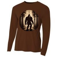 Vintage Bigfoot Funny Hide & Seek Cooling Performance Long Sleeve Crew