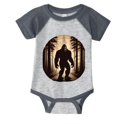 Vintage Bigfoot Funny Hide & Seek Infant Baby Jersey Bodysuit