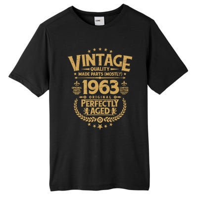 Vintage Birthday Funny For Him 1963 Perfectly Aged Tall Fusion ChromaSoft Performance T-Shirt