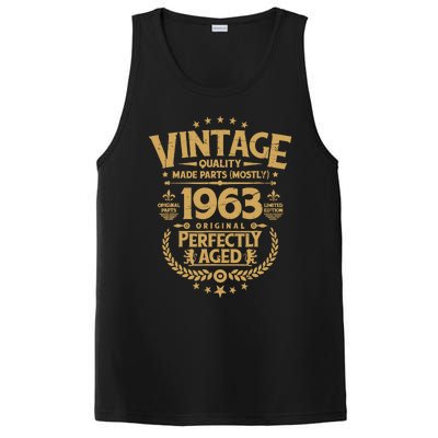 Vintage Birthday Funny For Him 1963 Perfectly Aged PosiCharge Competitor Tank