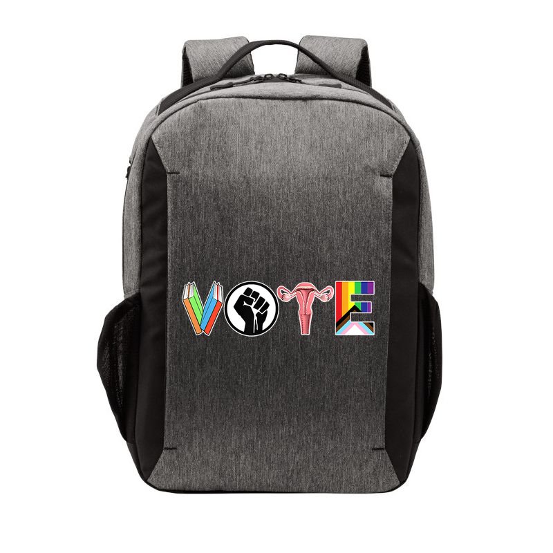 Vote Books, Fist, Ovaries, LGTBQ Vector Backpack