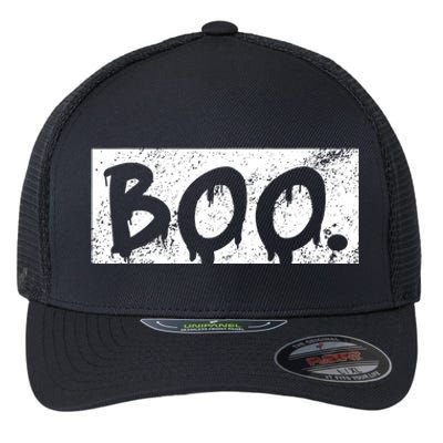 Vintage Boo Funny Lazy Halloween Costumes Flexfit Unipanel Trucker Cap