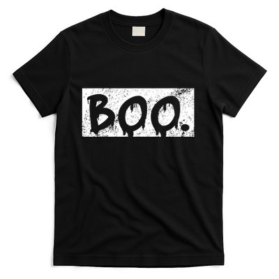 Vintage Boo Funny Lazy Halloween Costumes T-Shirt