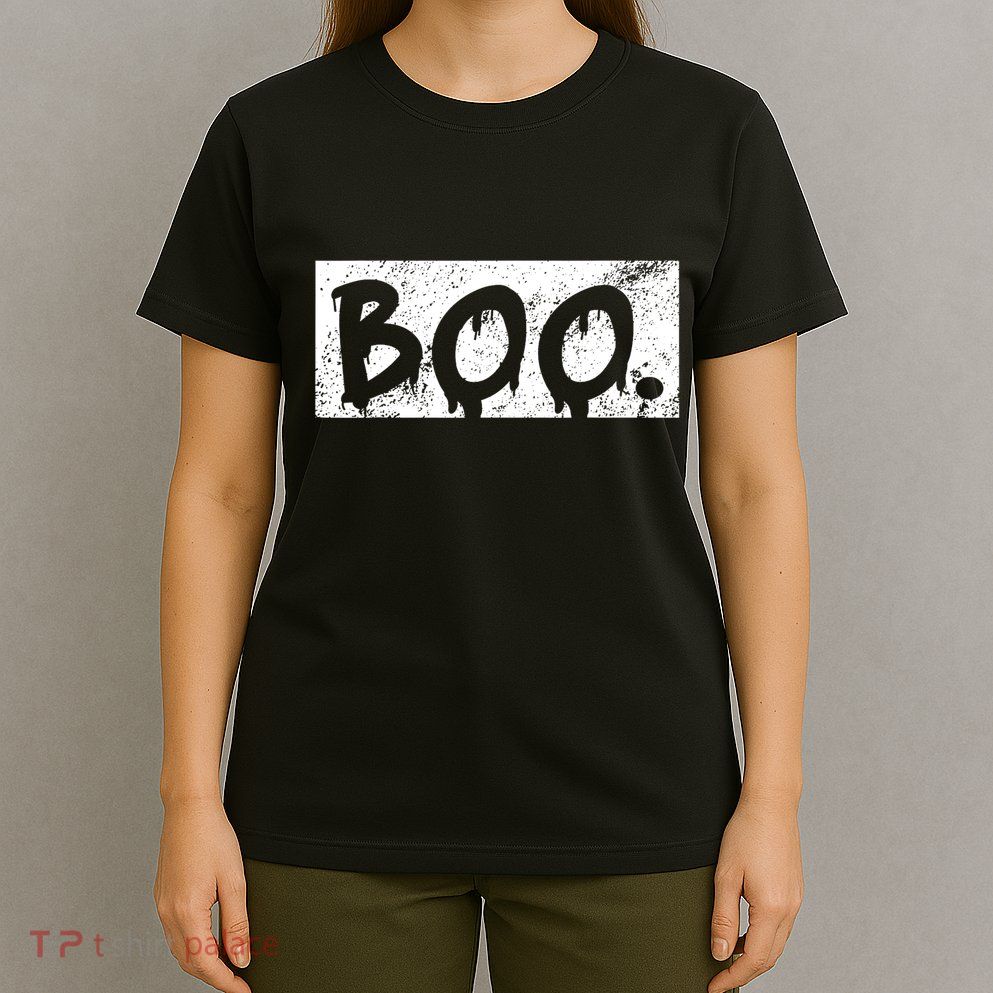 Vintage Boo Funny Lazy Halloween Costumes T-Shirt