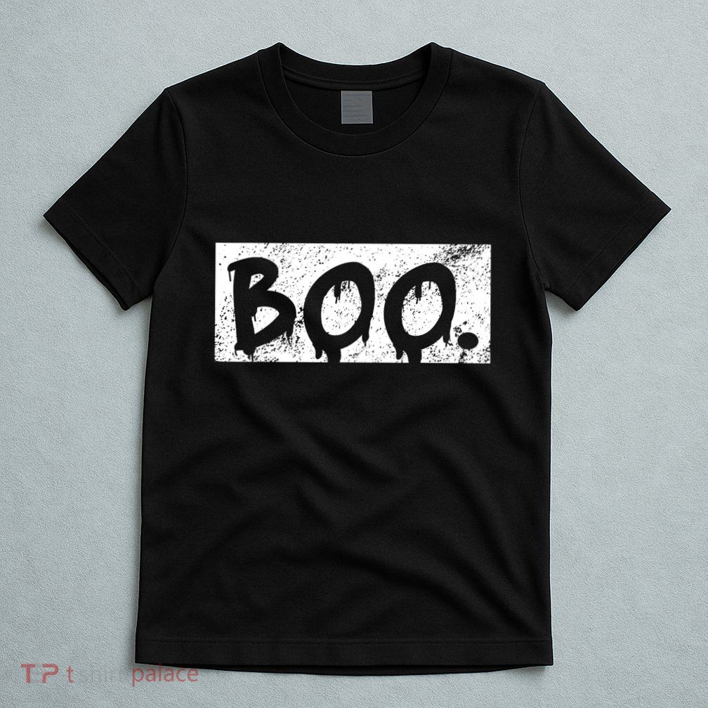 Vintage Boo Funny Lazy Halloween Costumes T-Shirt