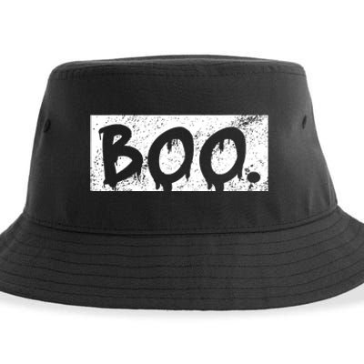 Vintage Boo Funny Lazy Halloween Costumes Sustainable Bucket Hat