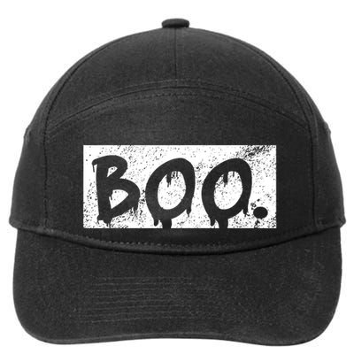 Vintage Boo Funny Lazy Halloween Costumes 7-Panel Snapback Hat