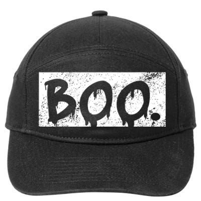 Vintage Boo Funny Lazy Halloween Costumes 7-Panel Snapback Hat