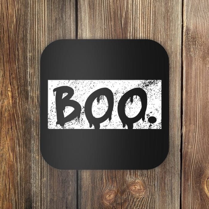 Vintage Boo Funny Lazy Halloween Costumes Coaster