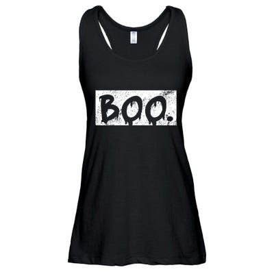 Vintage Boo Funny Lazy Halloween Costumes Ladies Essential Flowy Tank