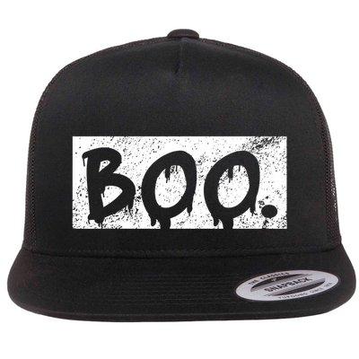 Vintage Boo Funny Lazy Halloween Costumes Flatbill Hat