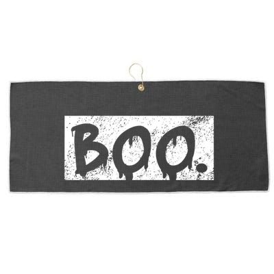 Vintage Boo Funny Lazy Halloween Costumes Large Microfiber Waffle Golf Towel