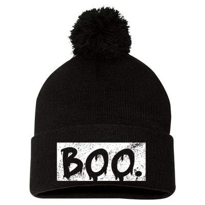 Vintage Boo Funny Lazy Halloween Costumes Pom Pom 12in Knit Beanie