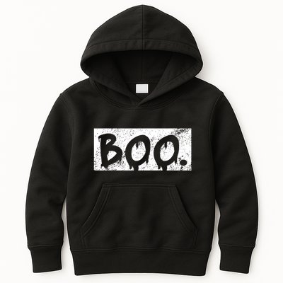 Vintage Boo Funny Lazy Halloween Costumes Kids Hoodie