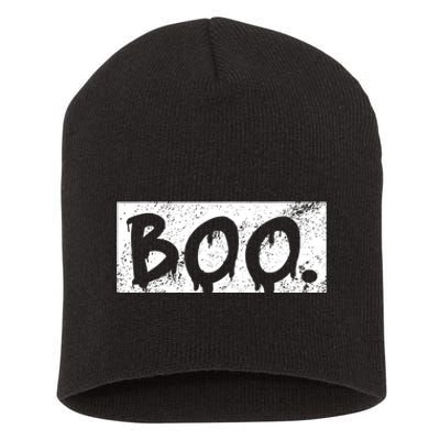 Vintage Boo Funny Lazy Halloween Costumes Short Acrylic Beanie