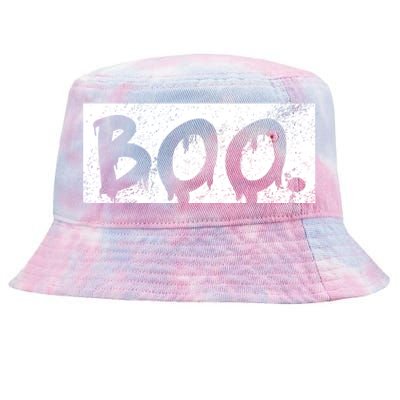 Vintage Boo Funny Lazy Halloween Costumes Tie-Dyed Bucket Hat