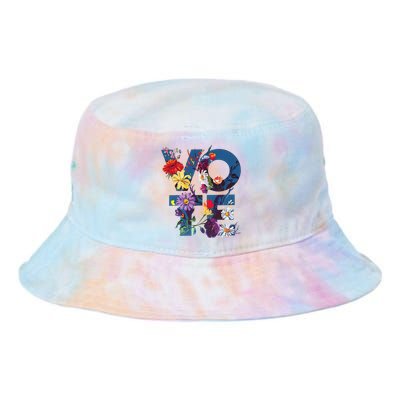 Vote Blue Floral Flower Democrat Kamala 2024 Tie Dye Newport Bucket Hat