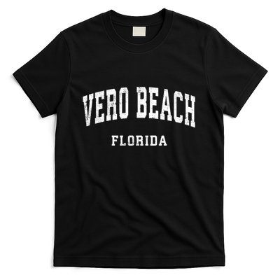 Vero Beach Florida Fl Vintage Athletic Sports Design T-Shirt