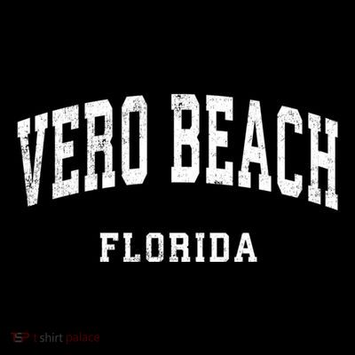 Vero Beach Florida Fl Vintage Athletic Sports Design T-Shirt