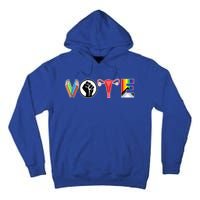 Vote Books Fist Ovaries Lgtbq Tall Hoodie