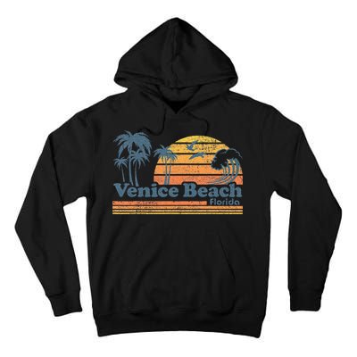 Venice Beach Florida Vintage Spring Break Vacation Retro Tall Hoodie