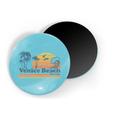 Venice Beach Florida Vintage Spring Break Vacation Retro Magnet