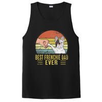 Vintage Best Frenchie Dad Ever Fist Bump French Bulldog Dad PosiCharge Competitor Tank