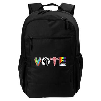 Vote Books Fist Ovaries Lgtbq Backpack