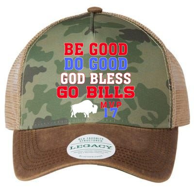 Vintage Be Good Do Good God Bless Go Bill Legacy Tie Dye Trucker Hat