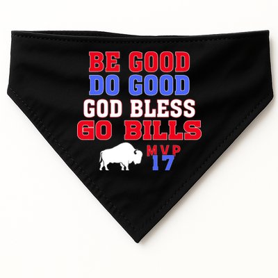 Vintage Be Good Do Good God Bless Go Bill USA-Made Doggie Bandana