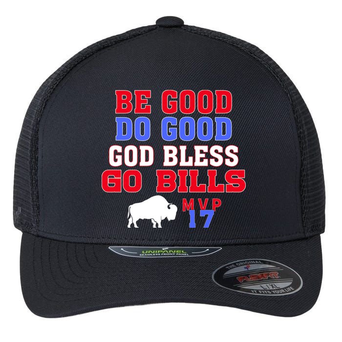 Vintage Be Good Do Good God Bless Go Bill Flexfit Unipanel Trucker Cap