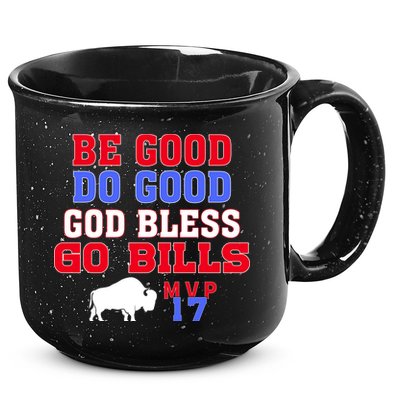 Vintage Be Good Do Good God Bless Go Bill 15oz Campfire Ceramic Mug