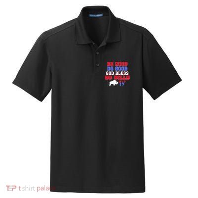 Vintage Be Good Do Good God Bless Go Bill Dry Zone Grid Polo