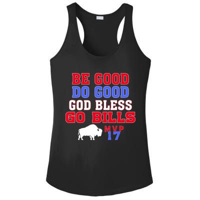 Vintage Be Good Do Good God Bless Go Bill Ladies PosiCharge Competitor Racerback Tank
