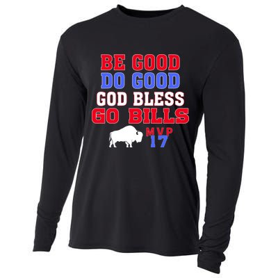 Vintage Be Good Do Good God Bless Go Bill Cooling Performance Long Sleeve Crew
