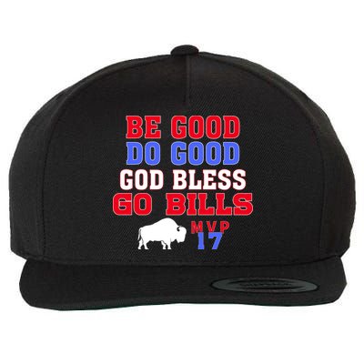 Vintage Be Good Do Good God Bless Go Bill Wool Snapback Cap