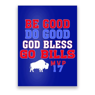 Vintage Be Good Do Good God Bless Go Bill Poster