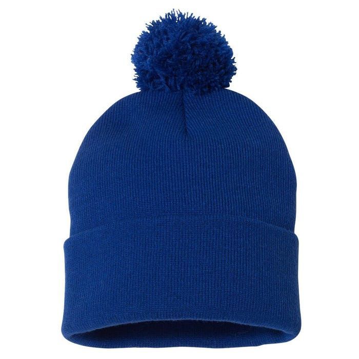 Vintage Be Good Do Good God Bless Go Bill Pom Pom 12in Knit Beanie