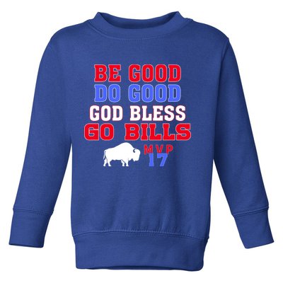 Vintage Be Good Do Good God Bless Go Bill Toddler Sweatshirt
