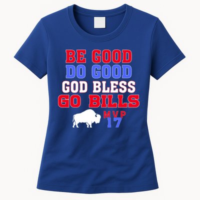 Vintage Be Good Do Good God Bless Go Bill Womens T-Shirt