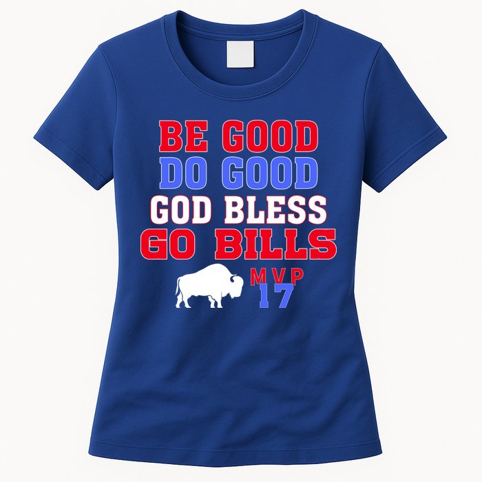 Vintage Be Good Do Good God Bless Go Bill Womens T-Shirt