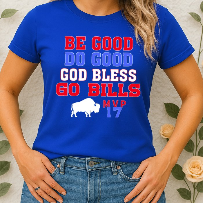 Vintage Be Good Do Good God Bless Go Bill Womens T-Shirt