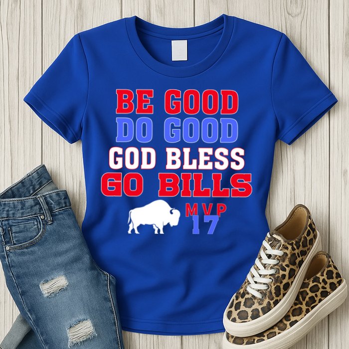 Vintage Be Good Do Good God Bless Go Bill Womens T-Shirt