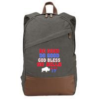 Vintage Be Good Do Good God Bless Go Bill Cotton Canvas Backpack