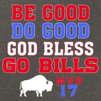 Vintage Be Good Do Good God Bless Go Bill Cotton Canvas Backpack