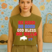 Vintage Be Good Do Good God Bless Go Bill Garment-Dyed Women's Muscle Tee